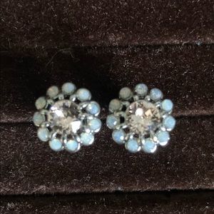 Chloe + Isabel Pink and iridescent earrings